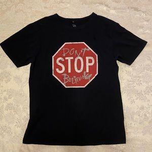Journey Band-T Don’t Stop Believing Black Shirt